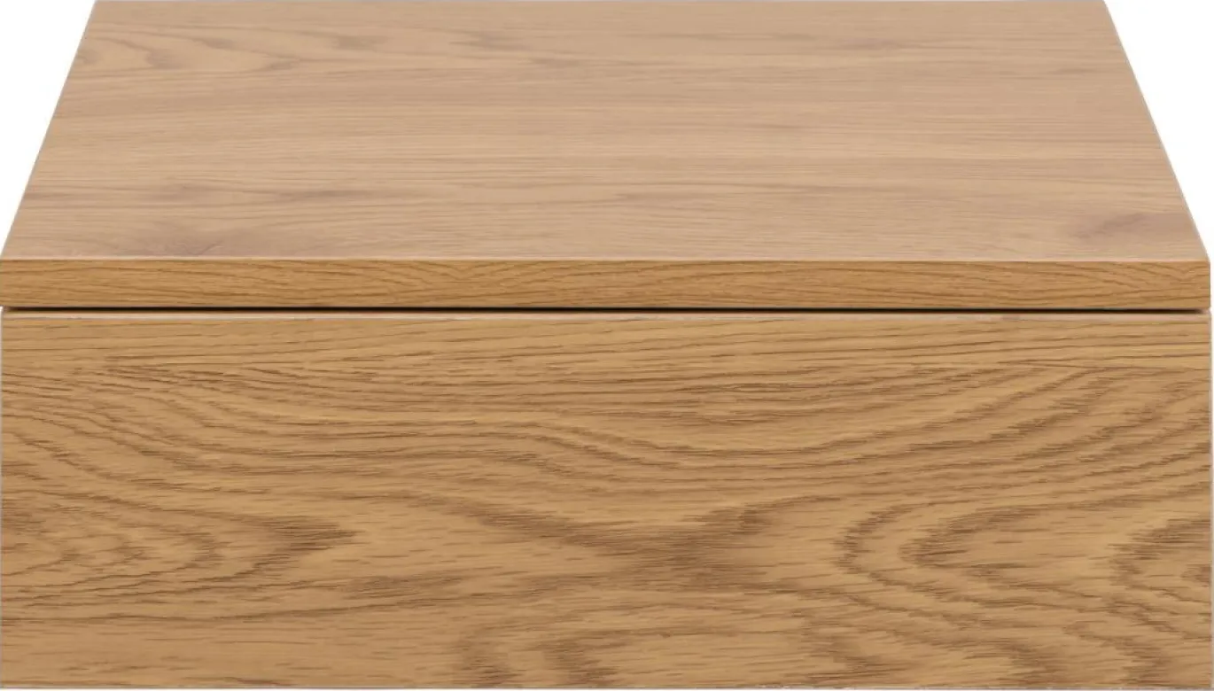 Nachtkastje Tavon Eiken 37x13cm - Giga Living