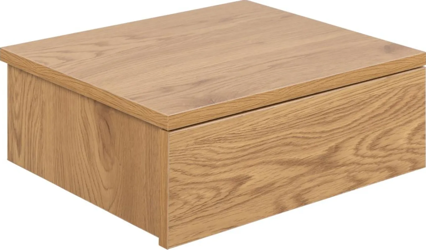 Nachtkastje Tavon Eiken 37x13cm - Giga Living