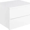 Nachtkastje Tavon Wit 37x24cm - Giga Living