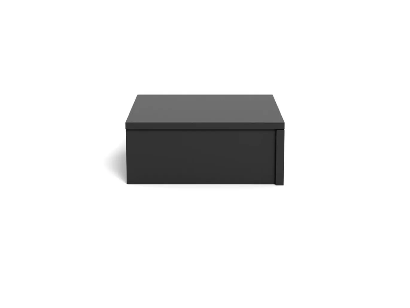 Nachtkastje Tavon Zwart 37x13cm - Giga Living