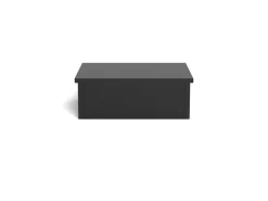 Nachtkastje Tavon Zwart 37x13cm - Giga Living