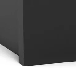 Nachtkastje Tavon Zwart 37x13cm - Giga Living