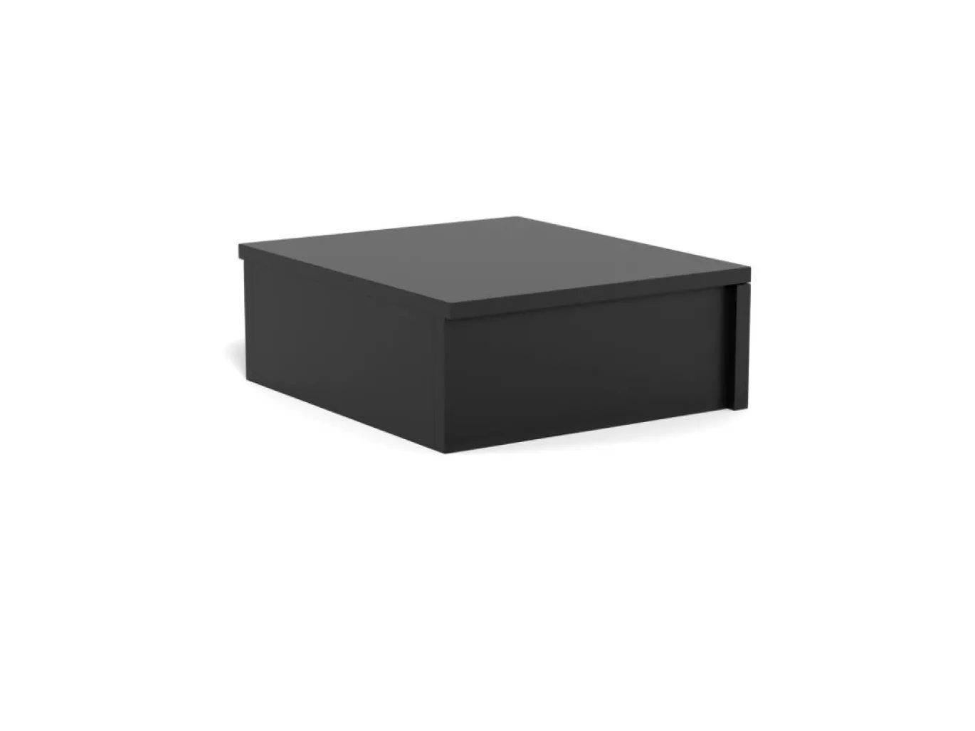Nachtkastje Tavon Zwart 37x13cm - Giga Living