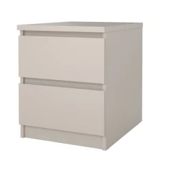 Nachtkastje Ylva 2-Lades Cashmere - Giga Living