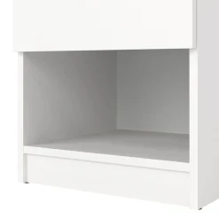 Nachtkastje Ylva 1 lade Wit - Giga Living