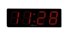 NeXtime Tafel/Wandklok Big D Zwart