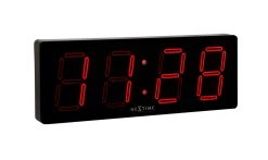 NeXtime Tafel/Wandklok Big D Zwart