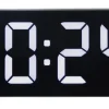 NeXtime Tafel/Wandklok Digital Wit LED