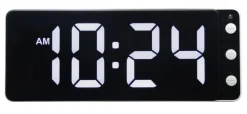NeXtime Tafel/Wandklok Digital Wit LED
