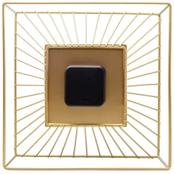 NeXtime Tafel/Wandklok Vasco Metaal Goud 25x25cm