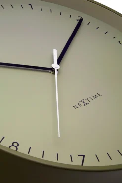 NeXtime Wandklok Berlin Khaki Ø40cm