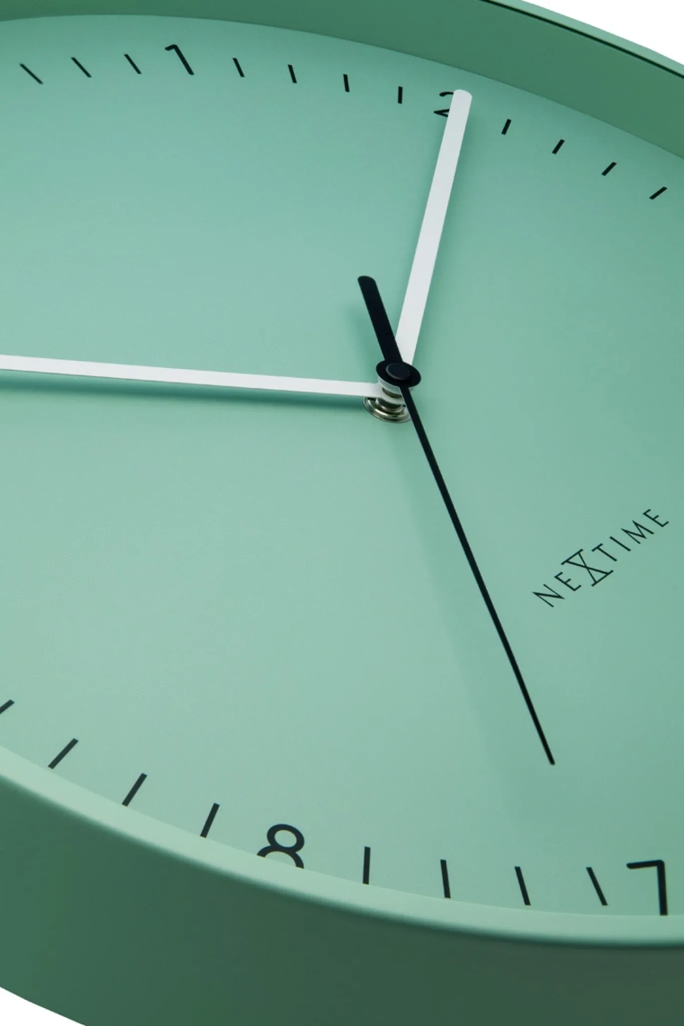 NeXtime Wandklok Berlin Mintgroen Ø40cm