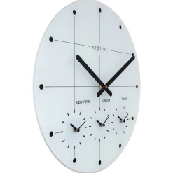 NeXtime Wandklok Big City Wit Ø43cm
