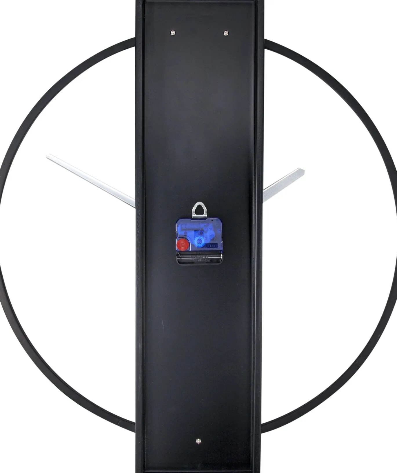 NeXtime Wandklok Carl Hout/Staal Zwart