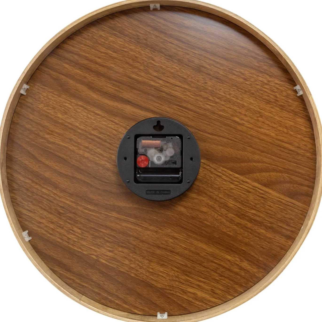 NeXtime Wandklok Concord Hout/Groen Ø40cm