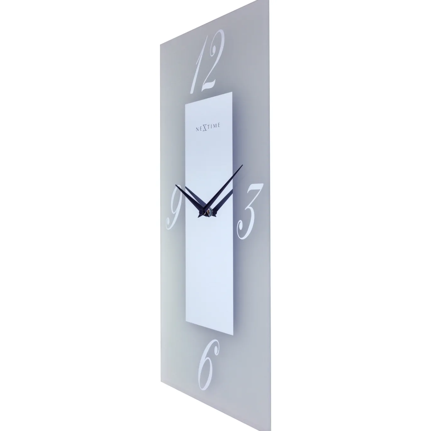 NeXtime Wandklok Dali Mat Glas 20x50cm