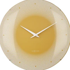 NeXtime Wandklok Deep Geel Ø50cm