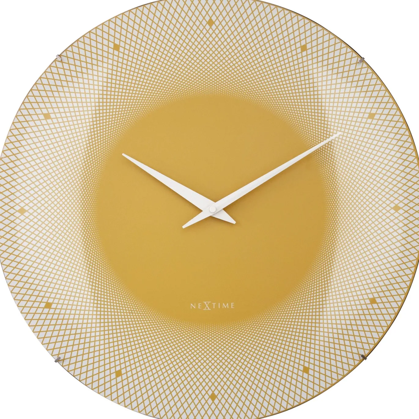 NeXtime Wandklok Deep Geel Ø50cm