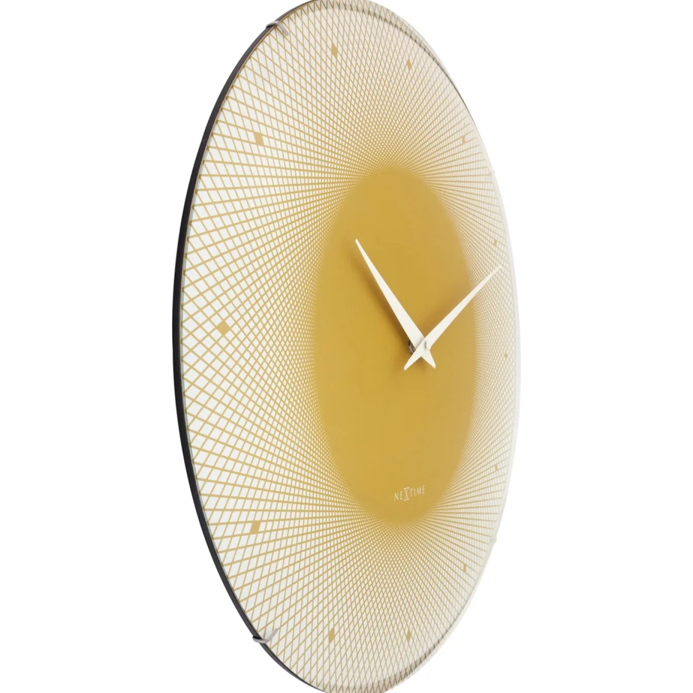 NeXtime Wandklok Deep Geel Ø50cm