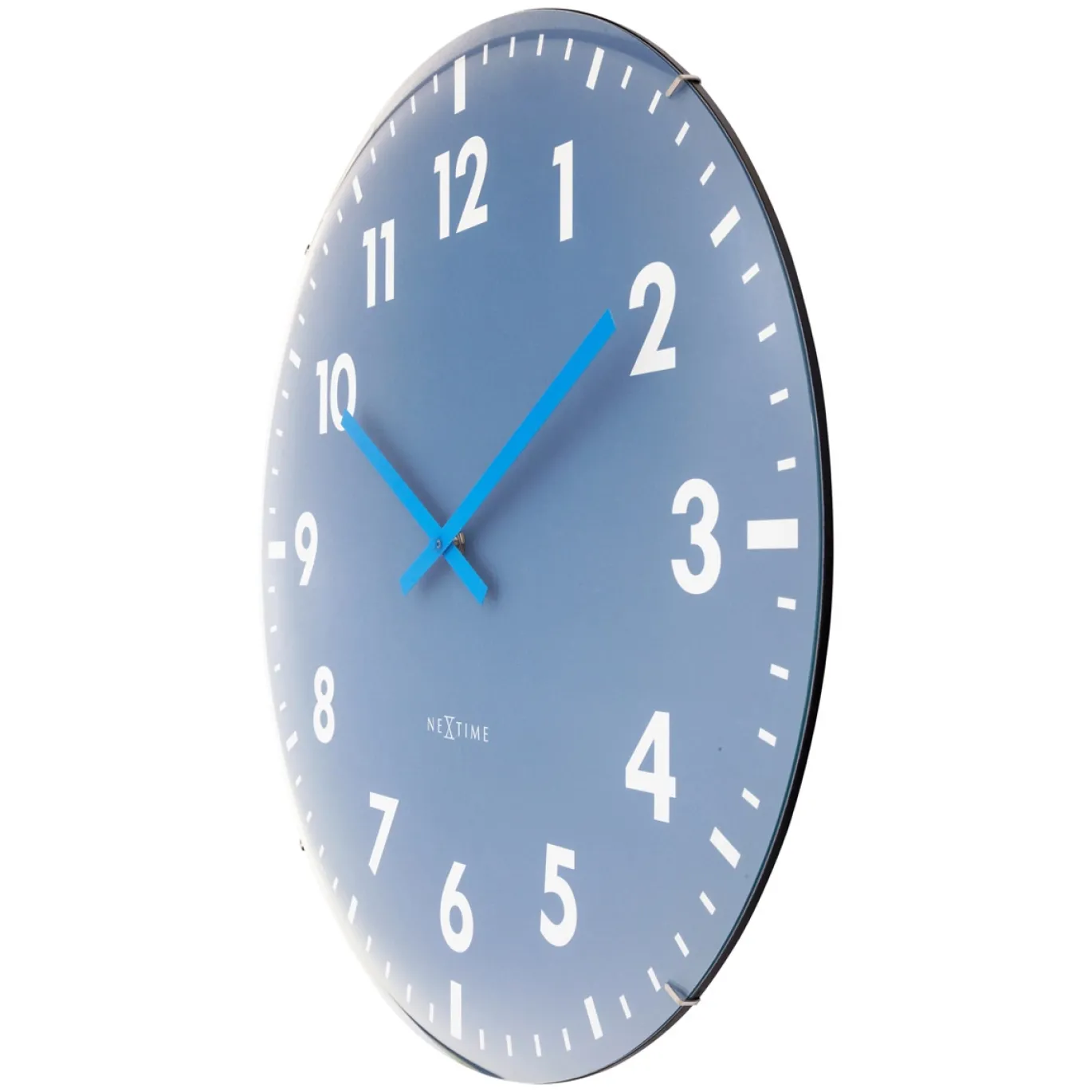 NeXtime Wandklok Duomo Blauw Ø50cm