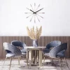 NeXtime Wandklok Plug Inn Metaal Lavendel Ø58cm