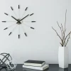 NeXtime Wandklok Plug Inn Staal Zwart Ø58cm