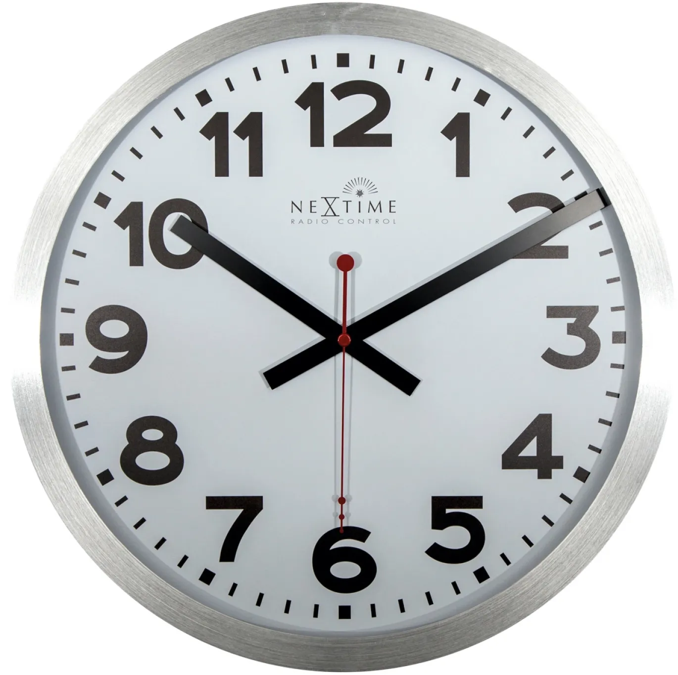 NeXtime Wandklok Station Radio Controlled Numbers Wit Ø35cm