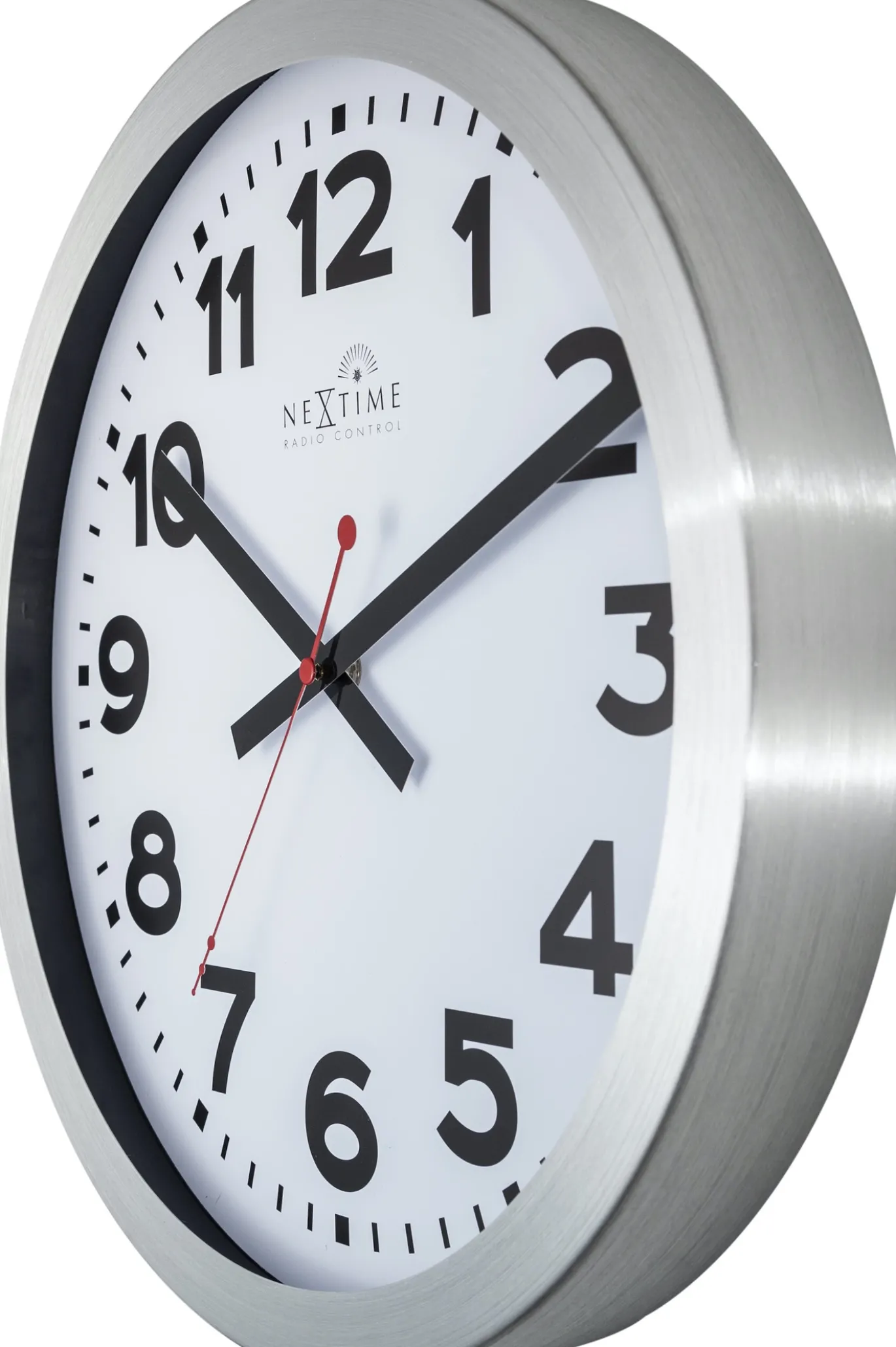 NeXtime Wandklok Station Radio Controlled Numbers Wit Ø35cm