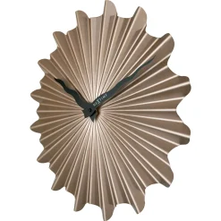 NeXtime Wandklok Sunny Metaal Bruin Ø40cm