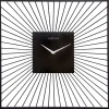 NeXtime Wandklok Vasco Square Metaal Zwart 45x45cm