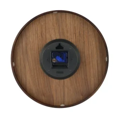 NeXtime Wandklok Wood Wood Bruin Ø35cm