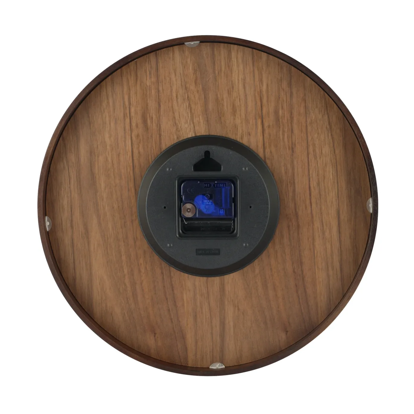 NeXtime Wandklok Wood Wood Bruin Ø35cm