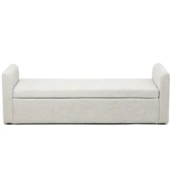 Opbergbank Calvin Beige 150cm - Giga Meubel