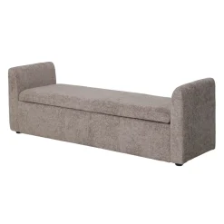 Opbergbank Calvin Taupe 150cm - Giga Meubel