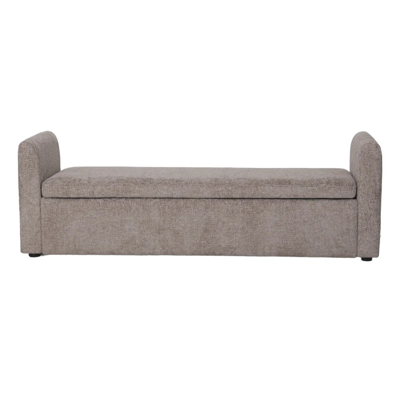 Opbergbank Calvin Taupe 150cm - Giga Meubel