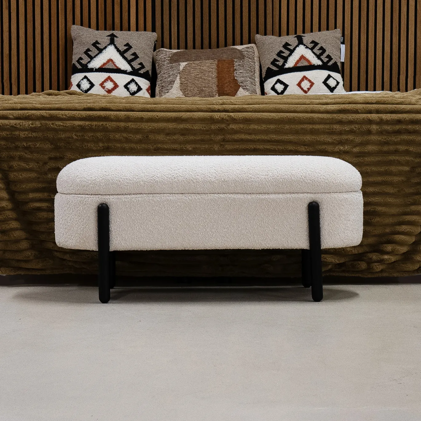 Opbergbank Vieve Beige - Giga Meubel