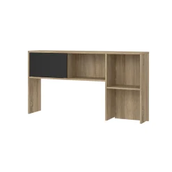 Opzetkast Function Plus met 1 Schuifdeur Eikenlook/Zwart - Giga Living
