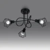 Plafondlamp Artemis 3-Lichts Zwart - Giga Meubel