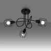 Plafondlamp Beluci 3-Lichts Zwart - Giga Meubel