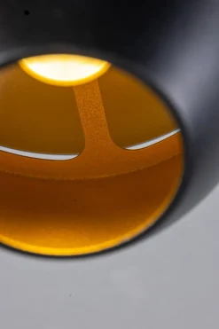 Plafondlamp Claire Zwart/Messing Ø15cm - Giga Meubel
