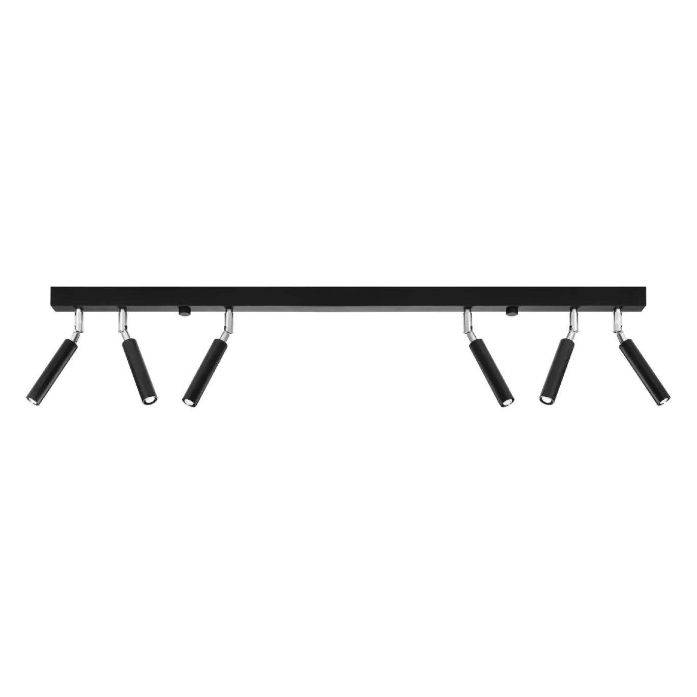 Plafondlamp Eyetech 6-Lichts Zwart - Giga Meubel