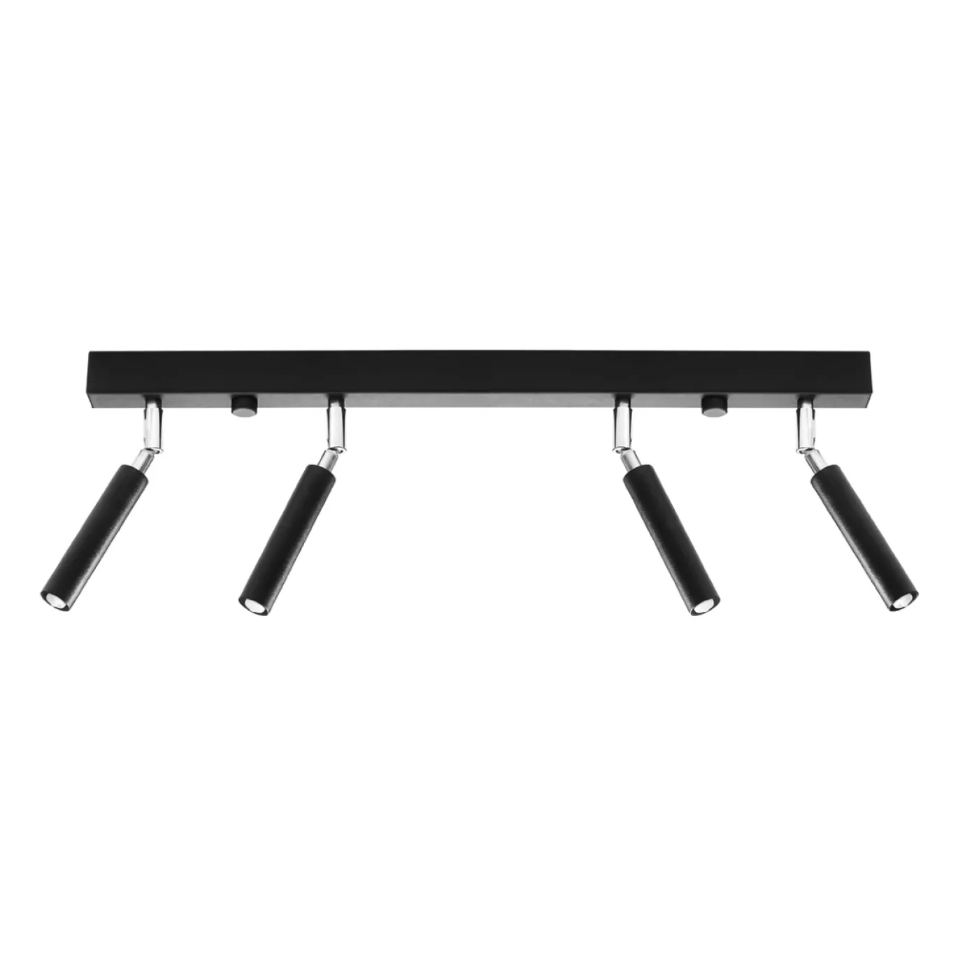 Plafondlamp Eyetech 4-Lichts Zwart - Giga Meubel