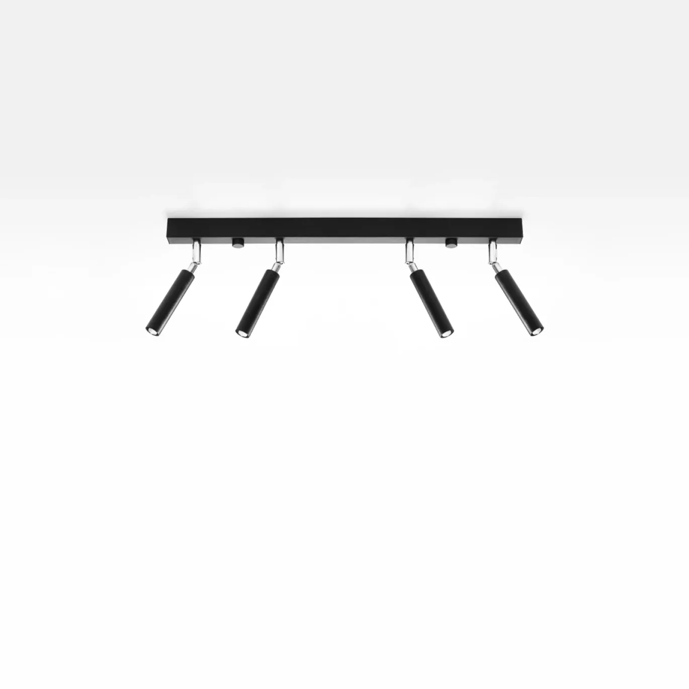 Plafondlamp Eyetech 4-Lichts Zwart - Giga Meubel