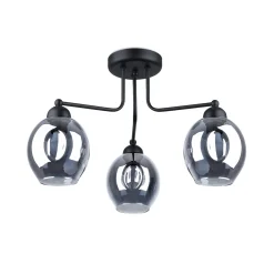 Plafondlamp Fillan 3-Lichts Zwart - Giga Meubel