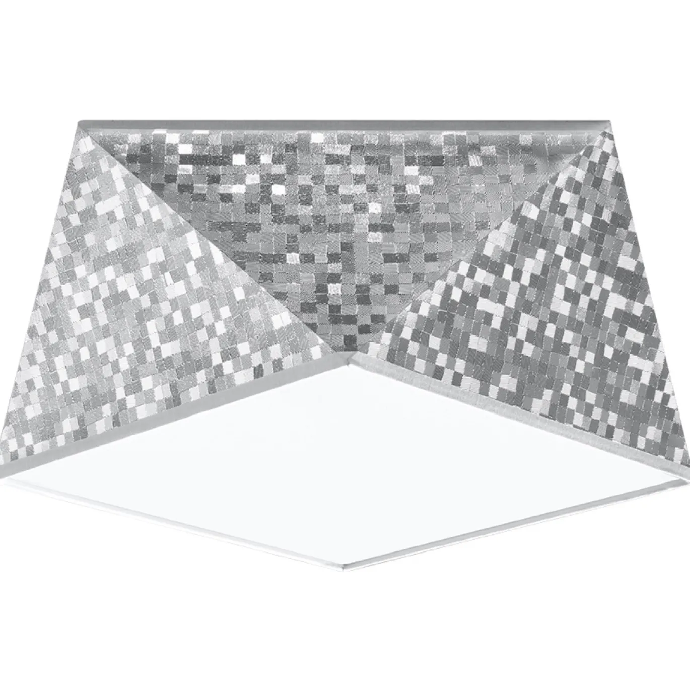 Plafondlamp Hexa Zilver 25cm - Giga Meubel