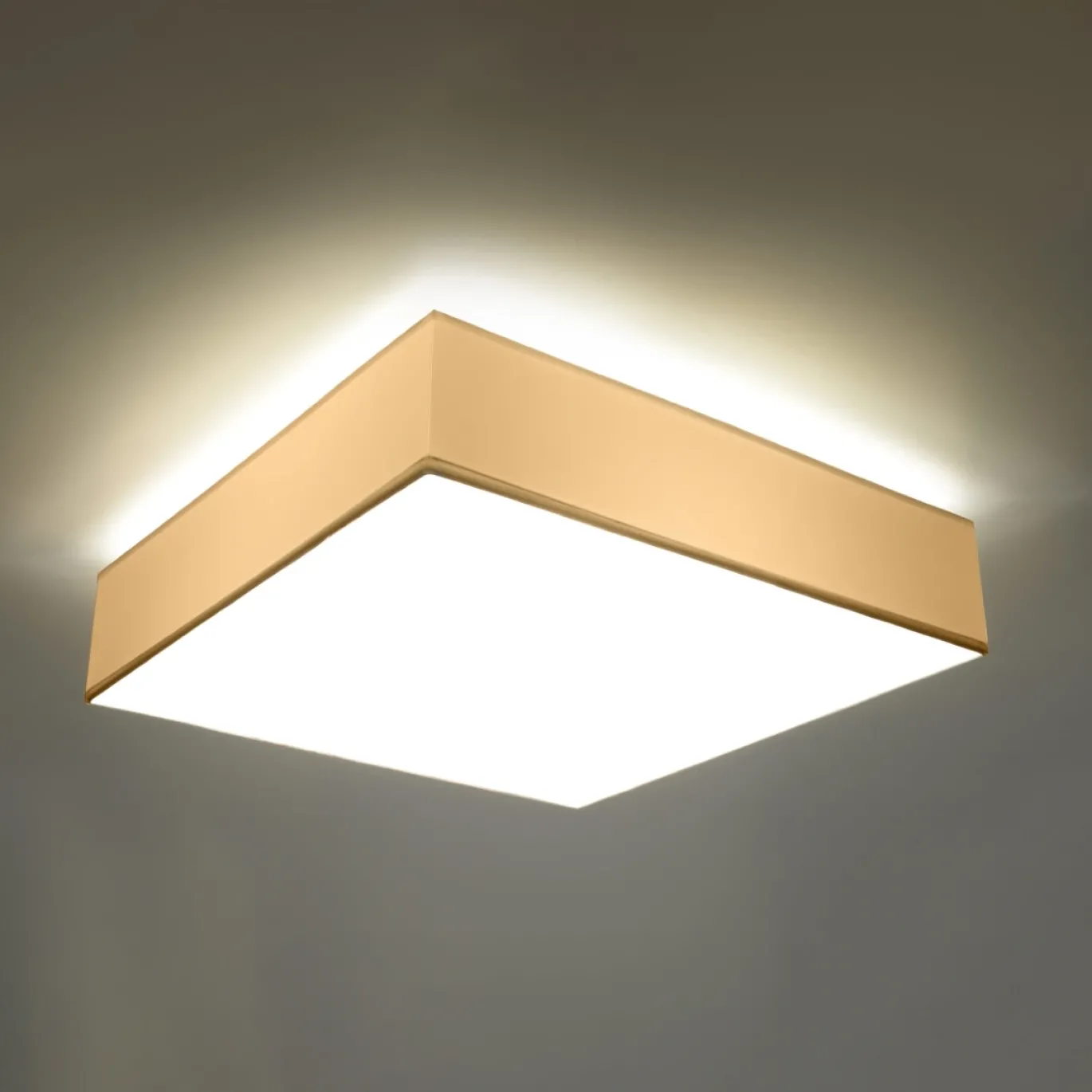 Plafondlamp Horus Vierkant Wit 45x45cm - Giga Meubel
