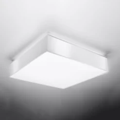 Plafondlamp Horus Vierkant Wit 45x45cm - Giga Meubel