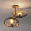 Plafondlamp Hover 2-lichts Beige - Giga Meubel