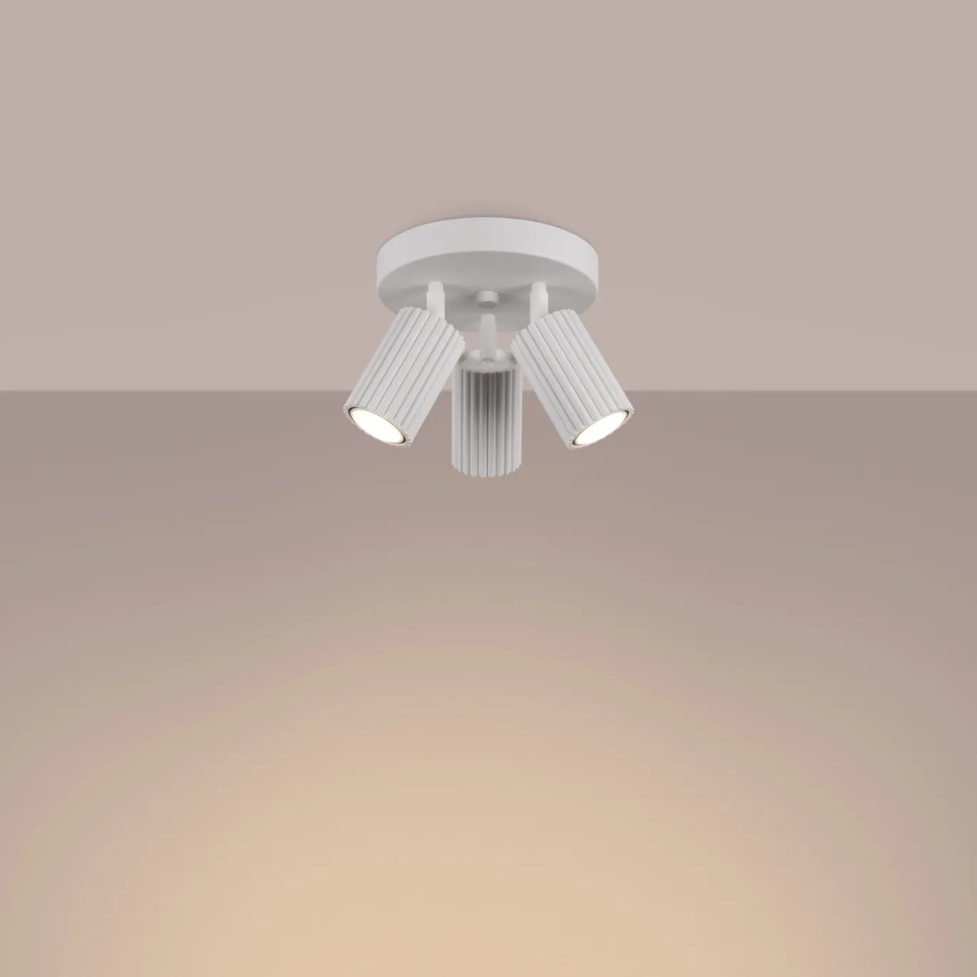 Plafondlamp Karbon Cluster 3-Lichts Wit - Giga Meubel