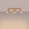 Plafondlamp Karbon Line 3-Lichts Goud - Giga Meubel